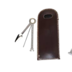 Atacapipas de metal con funda