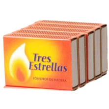 Fósforos Tres Estrellas de bolsillo