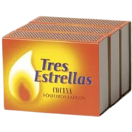 Fósforos Tres Estrellas de cocina
