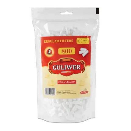 Guliwer Filtros Regular 8 mm 800 uds