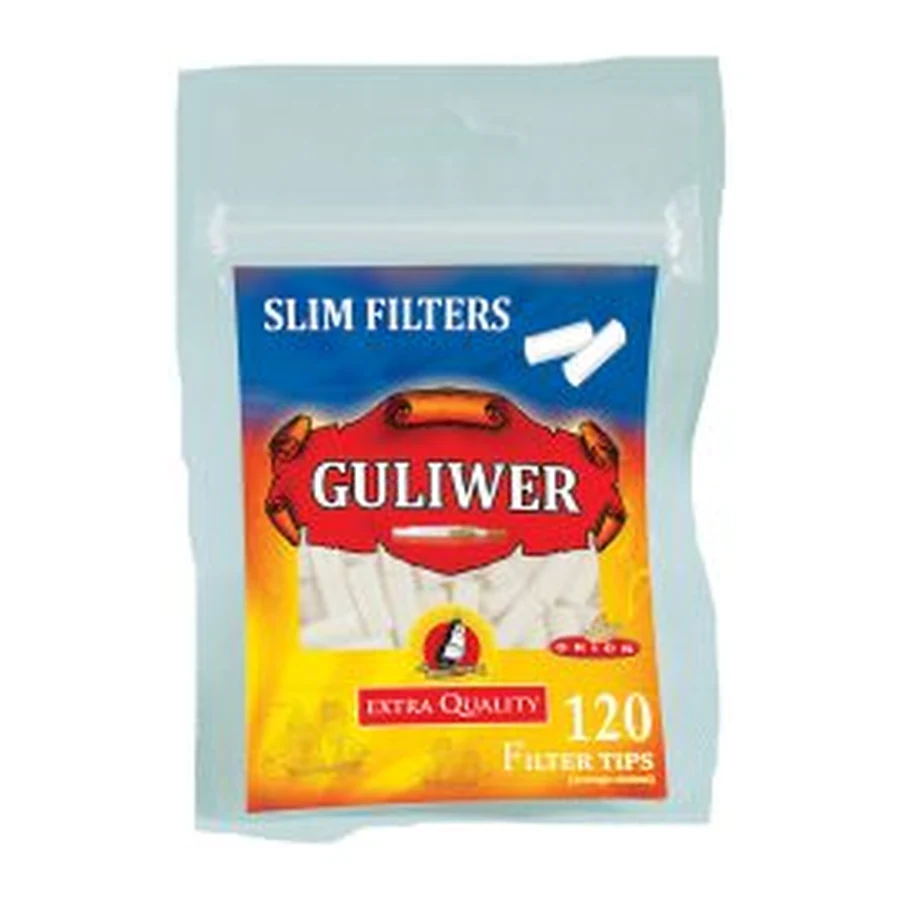 Guliwer Filtros Slim 6 mm 120 uds Guliwer Filtros Slim 6 mm 120 uds