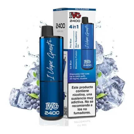 IVG 2400 Blue Edition 4 en 1 20 mg