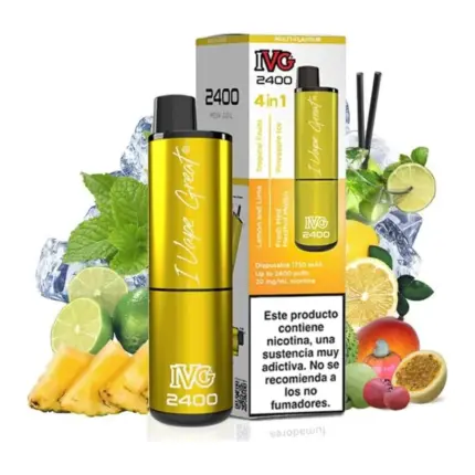 IVG 2400 Yellow Edition 4 en 1 20 mg