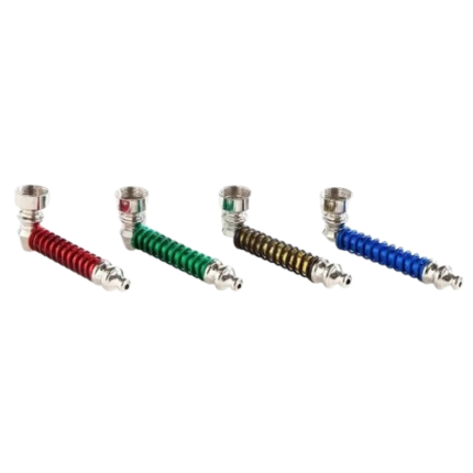 Pipeta Dora de metal espiral de colores