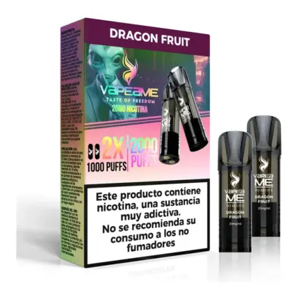 Vapeame Revive Dragon Fruit 2 % – 2 cápsulas