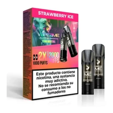 Vapeame Revive Strawberry Ice 2 % – 2 cápsulas