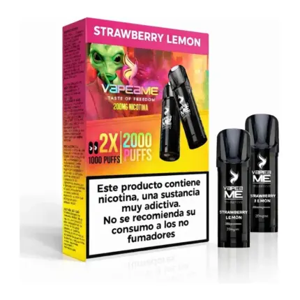 Vapeame Revive Strawberry Lemon 2 % – 2 cápsulas