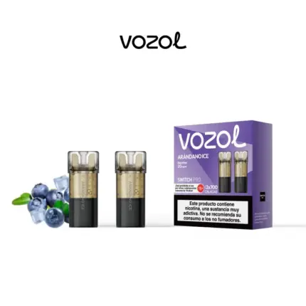 Vozol Switch Pro Arándano Ice 20 mg · 2 cápsulas