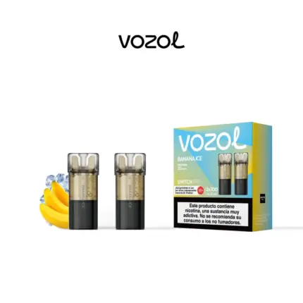 Vozol Switch Pro Banana Ice 20 mg · 2 cápsulas