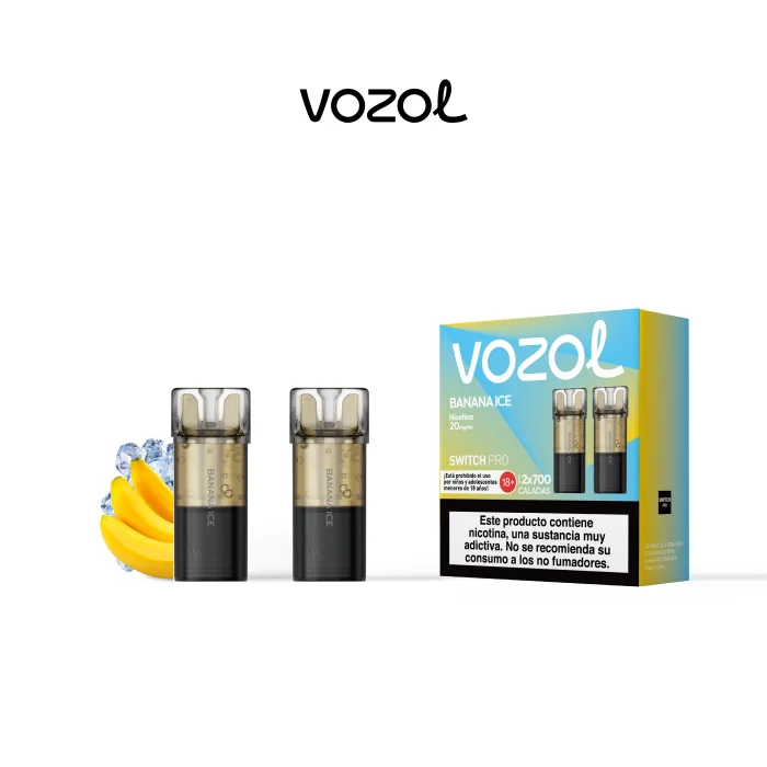 Vozol Switch Pro Banana Ice 20 mg · 2 cápsulas Vozol Switch Pro Banana Ice 20 mg · 2 cápsulas