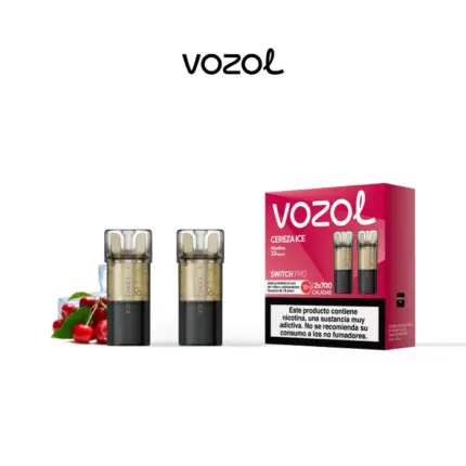 Vozol Switch Pro Cereza Ice 20 mg · 2 cápsulas