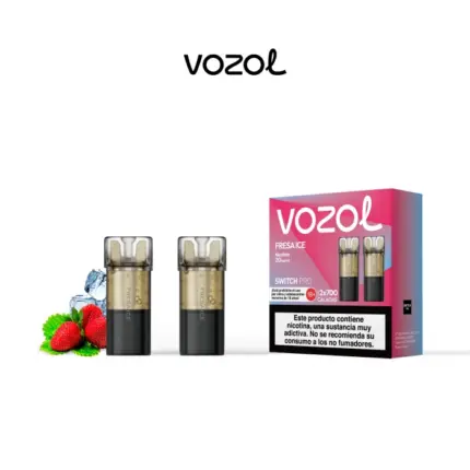 Vozol Switch Pro Fresa Ice 20 mg · 2 cápsulas
