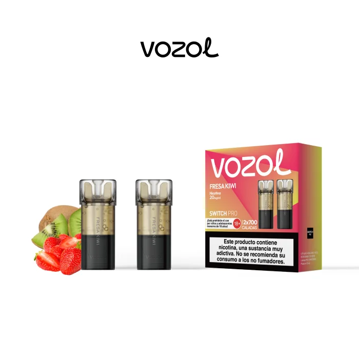 Vozol Switch Pro Fresa Kiwi 20 mg · 2 cápsulas Vozol Switch Pro Fresa Kiwi 20 mg · 2 cápsulas