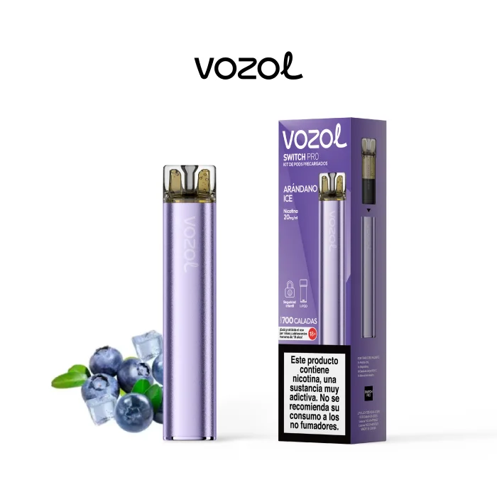 Vozol Switch Pro Kit Arándano Ice 20 mg Vozol Switch Pro Kit Arándano Ice 20 mg