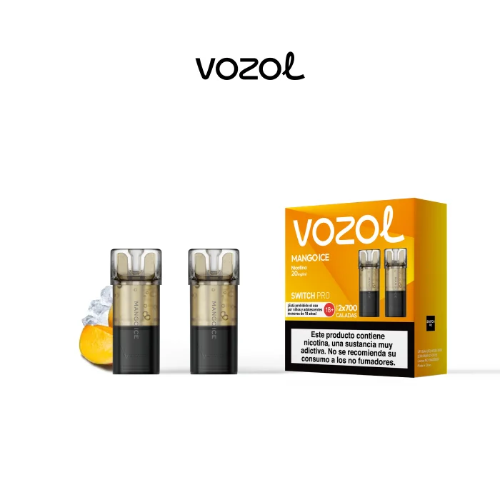 Vozol Switch Pro Mango Ice 20 mg · 2 cápsulas Vozol Switch Pro Mango Ice 20 mg · 2 cápsulas