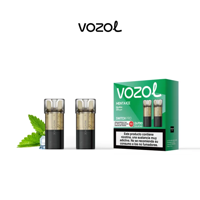 Vozol Switch Pro Menta Ice 20 mg · 2 cápsulas Vozol Switch Pro Menta Ice 20 mg · 2 cápsulas