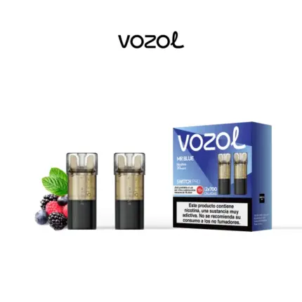 Vozol Switch Pro Mr Blue 20 mg · 2 cápsulas