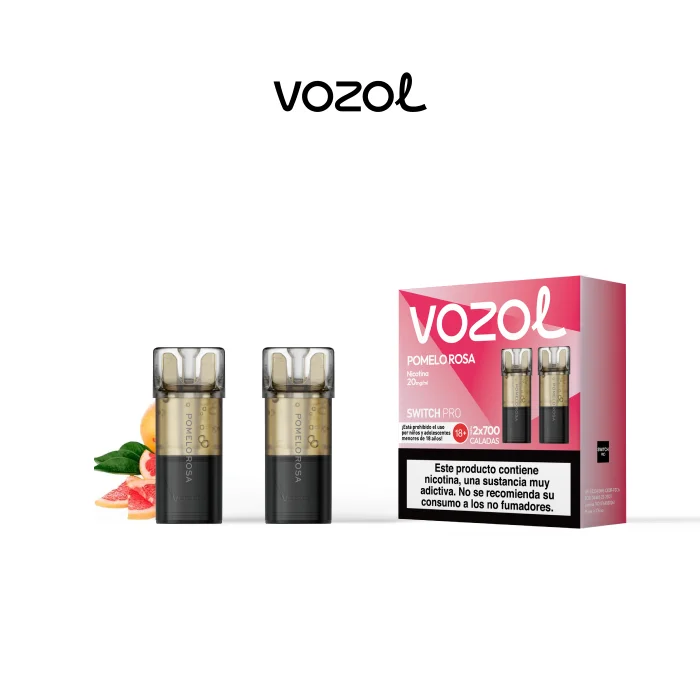 Vozol Switch Pro Pomelo Rosa 20 mg · 2 cápsulas Vozol Switch Pro Pomelo Rosa 20 mg · 2 cápsulas