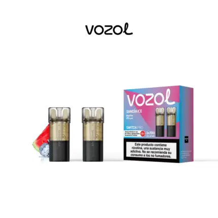 Vozol Switch Pro Sandía Ice 20 mg · 2 cápsulas