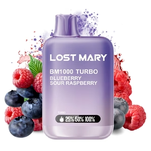 Lost Mary BM1000 Turbo Blueberry Sour Raspberry 20 mg