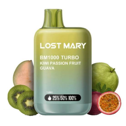 Lost Mary BM1000 Turbo Kiwi Passion Fruit Guava 20 mg