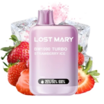 Lost Mary BM1000 Turbo Strawberry Ice 20 mg