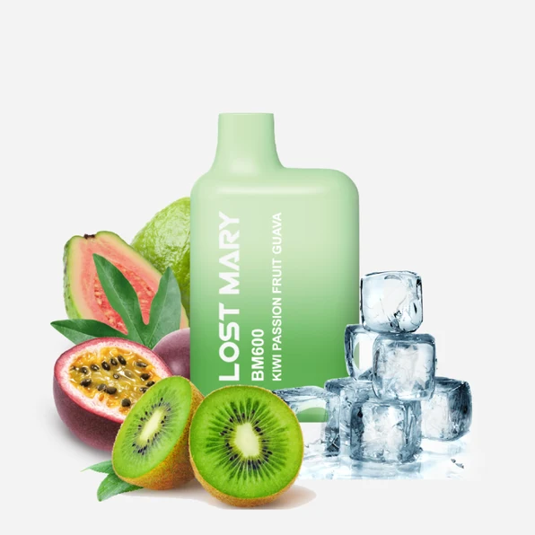 Lost Mary BM600 Kiwi Passion Fruit Guava 20 mg Lost Mary BM600 Kiwi Passion Fruit Guava 20 mg